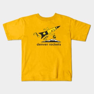 Defunct Denver Rockets Basketball 1973 Kids T-Shirt